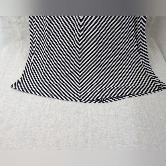 Merona striped navy and white maxi sun dress, women's size extra small  A11 - Picture 2 of 5